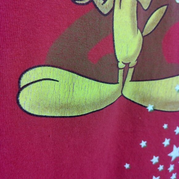 Tweety Bird T Shirt 2XL Size Red Stars Glitter Its All About Me Vintage USA - Picture 16 of 16